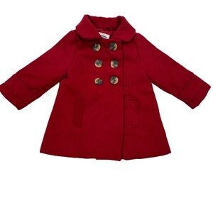 Old Navy Toddler 18-24M Red Button Up Coat